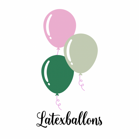Latexballon RUND | 100% Naturkautschuk | ca. 30cm | inkl. Heliumfüllung | ALLE FARBEN