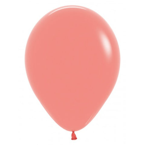 Latexballon koralle | coral | 30cm | inkl. Helium