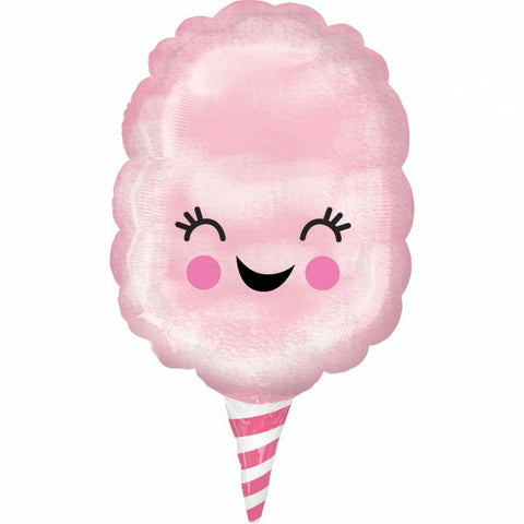 Folienballon Figur & Form | Zuckerwatte | ca. 76cm | inkl. Heliumfüllung