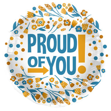 Folienballon Prüfung | Proud of you | ca. 45cm Durchmesser