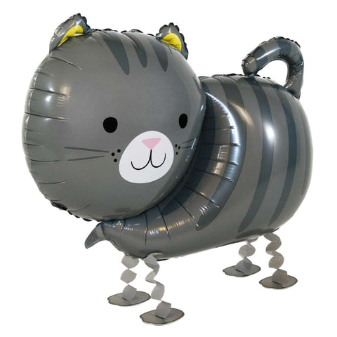 Airwalker Folienballon | Walking Cat | Katze | ca.75cm | inkl. Heliumfüllung