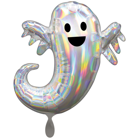 Folienballon Halloween | XXL Geist | holographic | ca. 71cm | inkl. Heliumfüllung