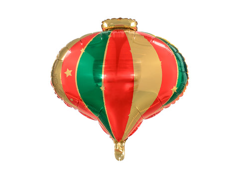 Folienballon Weihnachten | Christbaumkugel | 55cm | inkl. Heliumfüllung