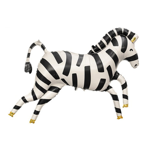 Tierballon Zebra | ca. 115 cm | inkl. Heliumfüllung