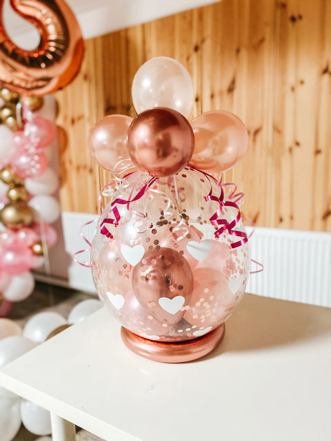 Geschenkballon | Herzchen | ca. 55cm | in Wunschfarben